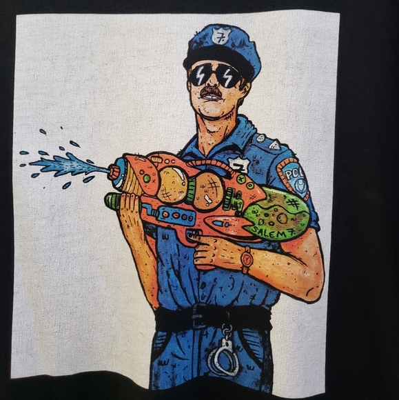 🦋UNISEX Salem7 Costume Party Patrol Police TShirt - Picture 2 of 4